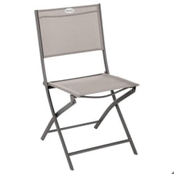 Lot de 4 chaises de jardin pliantes Modula Noisette & Tonka - Noisette / Tonka - Hespéride