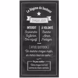 Description générale Le sticker relief "régime bonheur" d'Atmosphera est un élément décoratif moderne qui apporte une touche ...