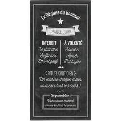 Atmosphera - Sticker relief régime bonheur créateur d'intérieur