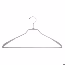 Cintres à vestes métal PVC - FIVE - Lot de 2 - Gris - Contemporain - Design