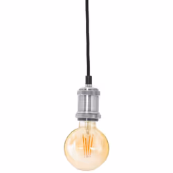 Vous êtes à la recherche d'un luminaire fin et esthétique ? Nous avons ce qu'il vous faut : cette suspension argent en métal ...