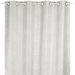 Atmosphera - Rideau occultant enfant Nuage gris 140x250cm créateur d'intérieur