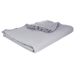 Jeté de lit gris clair 230X250