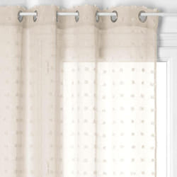 Atmosphera - Voilage Lily beige 140x240cm créateur d'intérieur