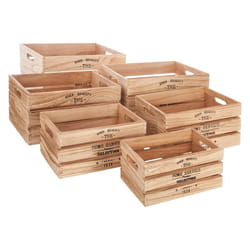 Lot de 6 caisses cagettes Factory