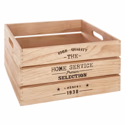 Lot de 6 caisses cagettes Factory