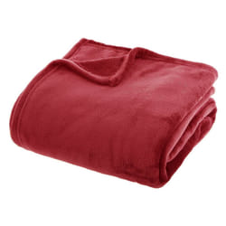Plaid flanel uni rouge