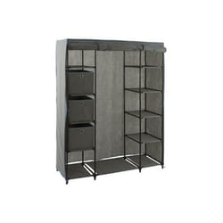 FIVE Armoire 1 penderie 11 etages 3 boites - H170cm