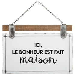 Plaque Citation BoisetMétal 35 x 25
