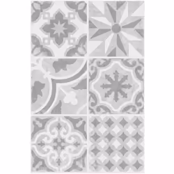 Sticker illustré ciment 30 x 40 cm - Atmosphera createur d'interieur. Couleur : Gris/blanc. Matière principale : Pvc. Longueu ...