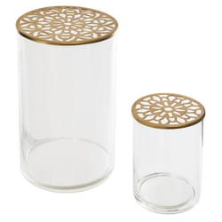 Set de 2 Vases en Métal Max