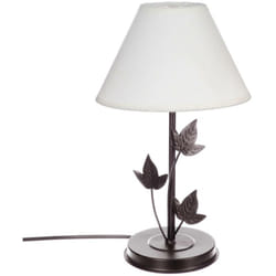 Atmosphera - Lampe Flores métal H35cm créateur d'intérieur