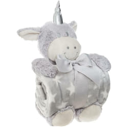 Plaid peluche licorne 75x100cm Atmosphera créateur d'intérieur