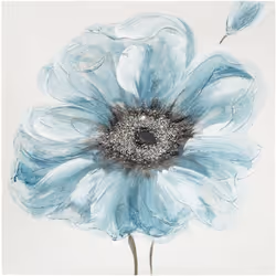 Douceur et romantisme seront au rendez-vous avec cette jolie toile "Fleurs" Atmosphera. Une décoration végétale Grâce à sa fo ...