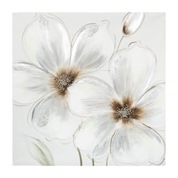 Toile Peinture Fleurs 48 x 48 cm