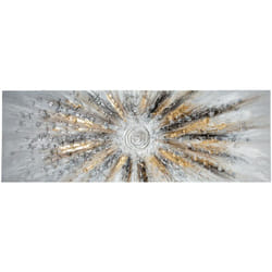 Atmosphera - Toile peinte Kylia soleil 150x50cm créateur d'intérieur