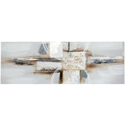Atmosphera - Toile peinte Kylia abstrait 150x50cm créateur d'intérieur