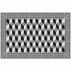 Très joli dans une cuisine ou dans une entrée, vous craquerez pour le tapis vinyle Mosaïque 50x75 d'Atmosphera. Ce tapis en P ...