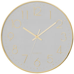 Atmosphera - Horloge 3D Laure gold D30cm créateur d'intérieur