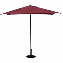 Accessoire essentiel pour profiter des belles journées d'été en toute sécurité, le parasol droit carré "SOYA" Hespéride est m ...