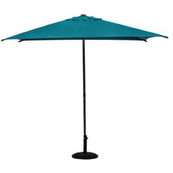 Hesperide - Parasol droit carré Soya bleu canard D2,5x2,5m en acier - Hespéride