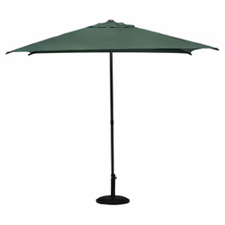 Description générale Protégez-vous du soleil cet été avec le parasol mat central carré en coloris vert olive de la marque Hes ...
