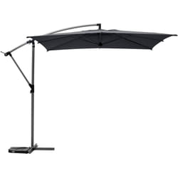 Hesperide - Parasol déporté carré Manoa Ardoise - 2,5 x 2,5 m - Hespéride
