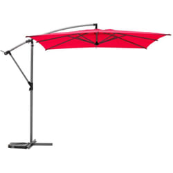 Hesperide - Parasol décentré carré Manoa grenade Hespéride