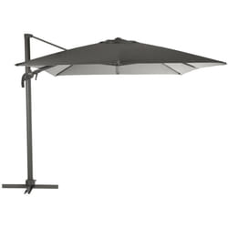 Hesperide - Parasol décentré Eléa inclinable carré ardoise Hespéride