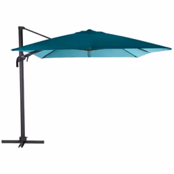Description générale Protégez-vous du soleil avec le parasol déporté Eléa, inclinable et rotatif, de la marque Hespéride. Con ...