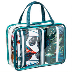 5five Trousse de toilette unisexe Palawan en PVC et polyester, multicolore, dimensions 27 x 9 x 20 cm parfaite pour les voyages