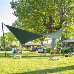 Hesperide - Voile d ombrage rectangulaire Shae vert olive 3x2m en polyester - Hespéride
