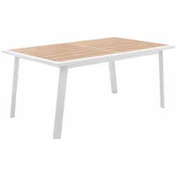 Description générale Cette table de jardin extensible Pavane en lin et blanc de Hespéride est idéale pour accueillir jusqu'à  ...