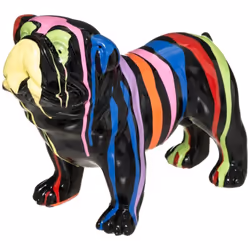 Vous aimez la peinture et les animaux ? Craquez pour cette statuette chien Atmosphera qui ne passera pas inaperçu dans votre  ...