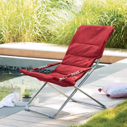 Description générale Découvrez le fauteuil relax de jardin 'Milos' de Hespéride, un choix parfait pour vos moments de détente ...