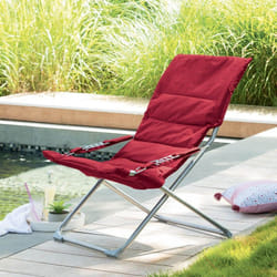 Hesperide - Fauteuil relax Milos grenade Hespéride
