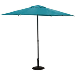 Hesperide - Parasol droit rond Soya bleu canard D2,7m en acier - Hespéride