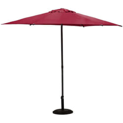 Hesperide - Parasol droit rond Soya bordeaux D2,7m en acier - Hespéride