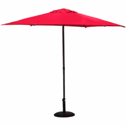 Indispensable pour profiter d'un coin d'ombre lors de journées ensoleillées, le parasol droit carré "SOYA" Hespéride allie mo ...