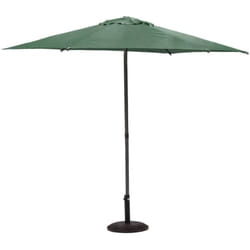 Hesperide - Parasol droit rond Soya vert olive D2,7m en acier - Hespéride