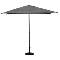 Hesperide - Parasol droit carré Soya ardoise D2,5x2,5m en acier - Hespéride