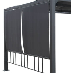 Kit de 4 stores pour tonelle Moai 3x4m en polyester - Hespéride