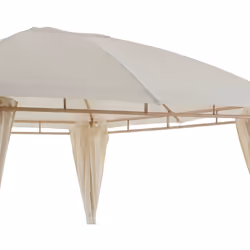 Description générale La toile de tonnelle 'Sawara' écru 3x3m en oléfine est idéale pour offrir une protection contre le solei ...