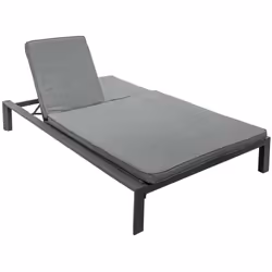 Description générale Lit de piscine double 'Evasion' en aluminium traité époxy, idéal pour se détendre au bord de la piscine. ...