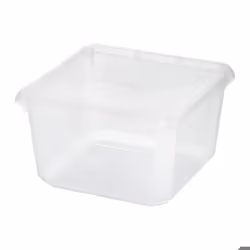 Boîte de Rangement Simply 25L Transparent