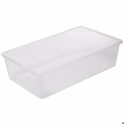 5five - boîte en plastique transparente 43l simply+