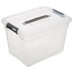 Boîte de Rangement Solutions 18L Transparent