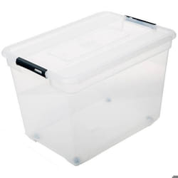 5five - boîte en plastique transparente 100l solutions+