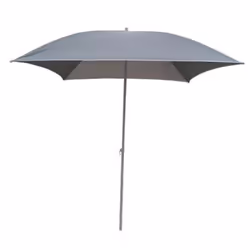 Parasol de Plage Carré Helenie 172cm Gris