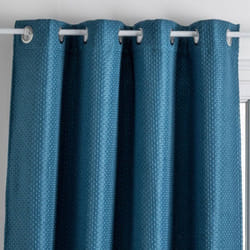 Atmosphera - Rideau occultant Mattone bleu canard 140x260cm créateur d'intérieur